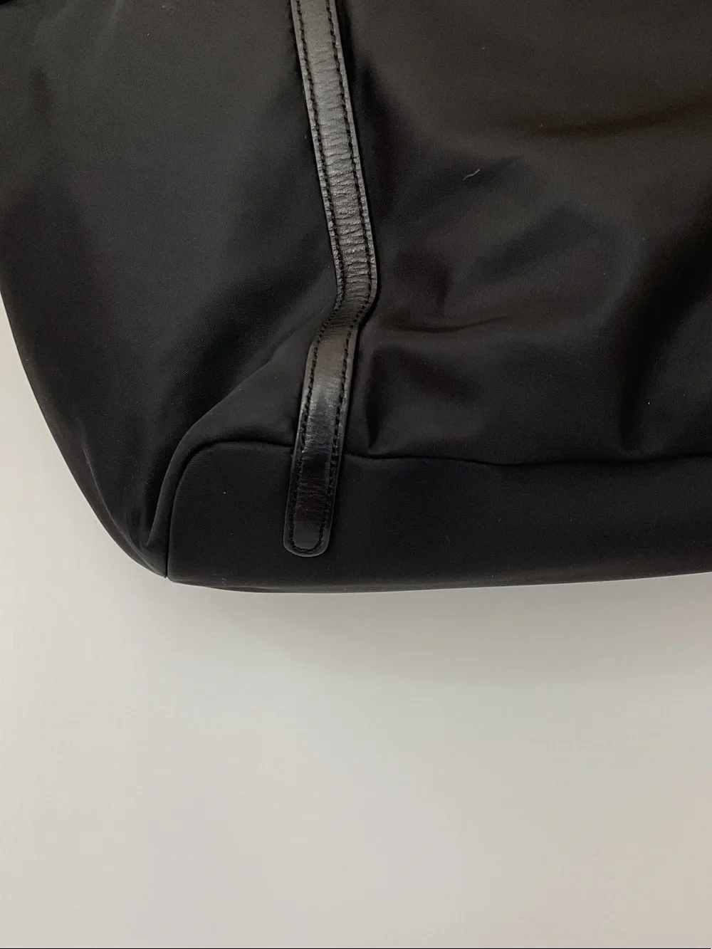 kate spade Black Nylon Tote with Gold Hardware
